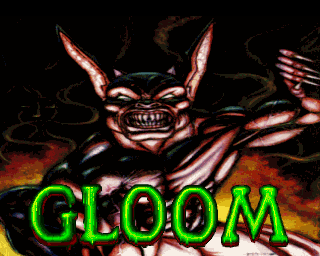 Gloom title screen for Amiga CD32